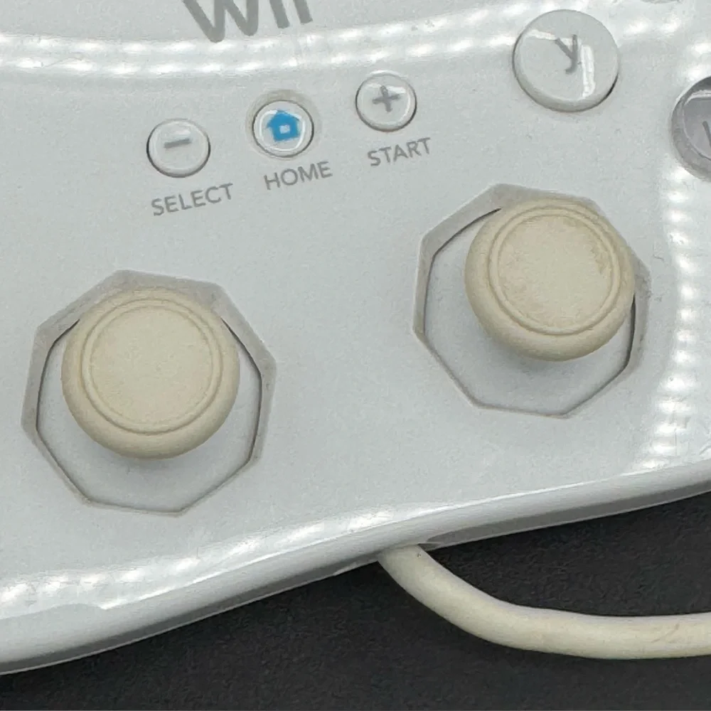 Nintendo Wii Classic Controller Gamepad White RVL-005 OEM Tested